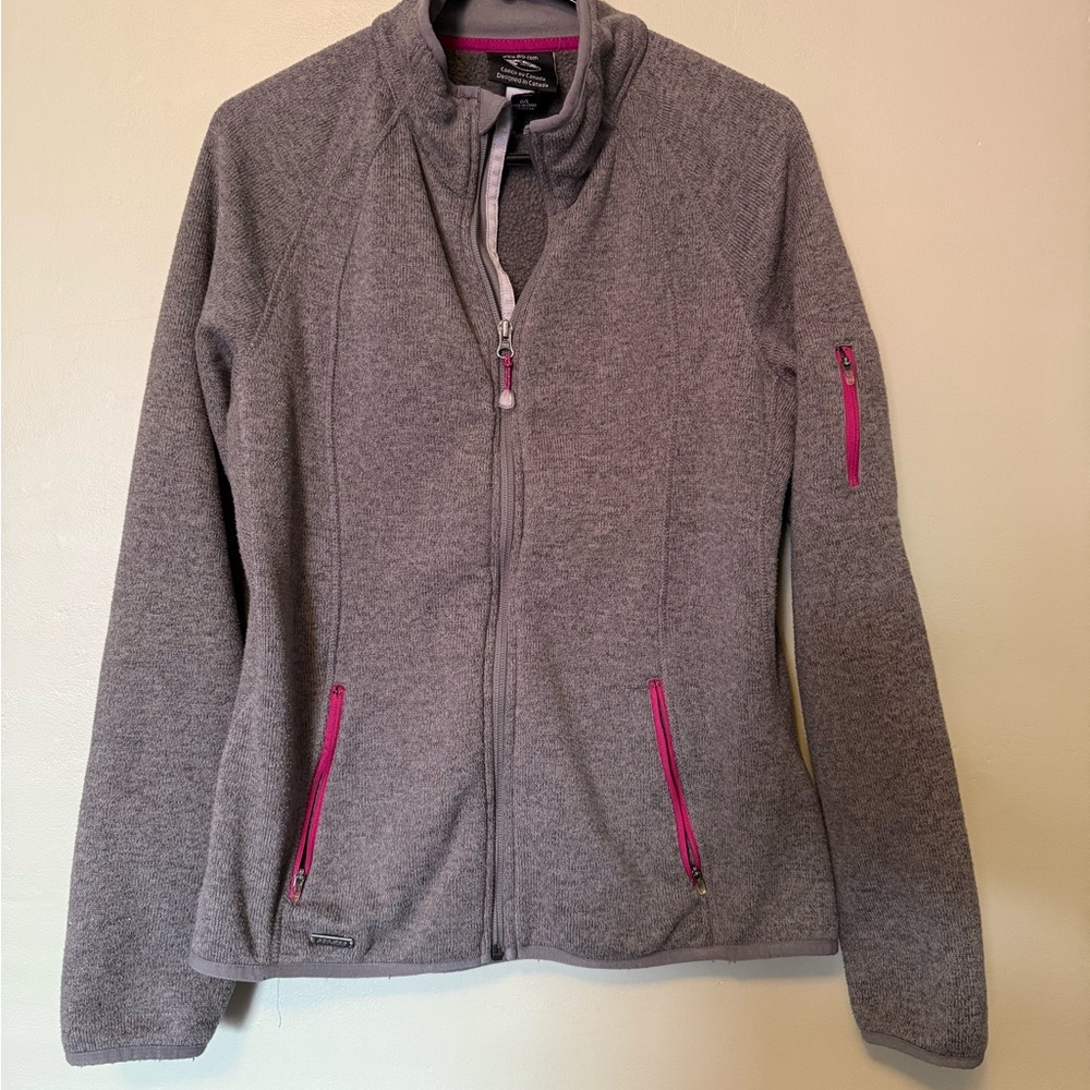 BRP (Ski Doo) Women's Gray Base Layer Sweater Jacket Size Large